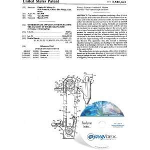 NEW Patent CD for METHOD OF AND APPARATUS FOR INCREASING THE CAPACITY 