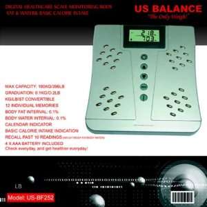  US Balance 396 pound Maximum Digital Scale Monitoring Body 