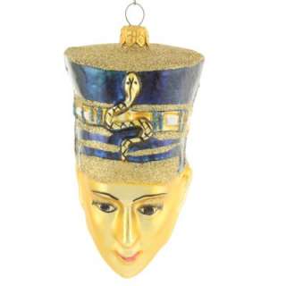 Kurt S. Adler Rare Nefertiti Egyptian Queen Polonaise Glass Egypt Xmas 