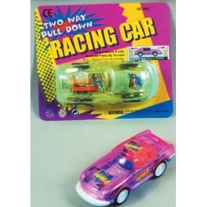  Neon Racing Car   Two Way Pull Down  Pull back action 1 CT 