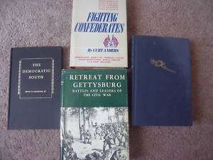 LOT OF 4 CIVIL WAR BOOKS~GETTYSBURG~GRANT~CONFEDERATES&  