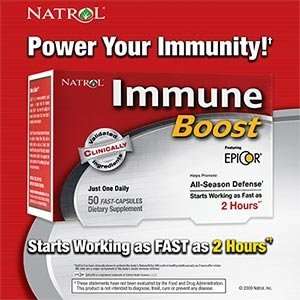 Natrol Immune Boost   50 Capsules [Health and Beauty 