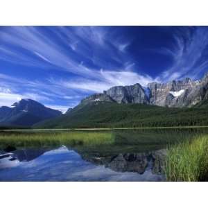  Cirrus Clouds Over Waterfowl Lake, Banff National Park 