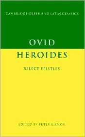Ovid Heroides Select Epistles, (0521368340), Ovid, Textbooks 