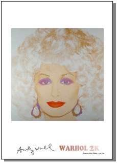 ANDY WARHOL  Dolly Parton Print limd ed Pop Art  