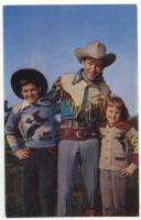 ROY ROGERS SWEATER Adv w/ ROY & KIDS 1950s  