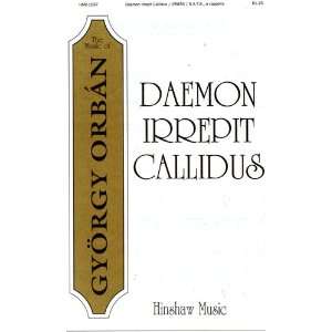 Choral Music DAEMON IRREPIT CALLIDUS, Gyorgy Orban, HMC 1537, SATB a 