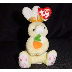  TY Basket Beanie Baby   NIBBLES the Bunny Toys & Games