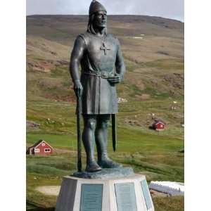  Statue of Leif Eriksson, Son of Erik the Red in Qassiarsuk 