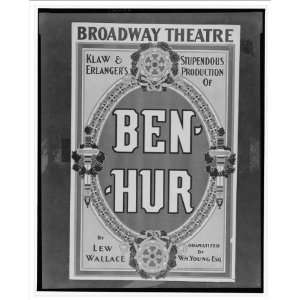  Historic Theater Poster (M), Klaw/Erlangers stupendous 
