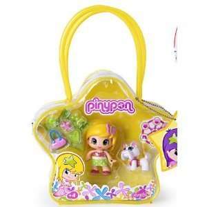  Pinypon Pin Y Pon Doll and Pet Figure   Yellow Bag Toys 