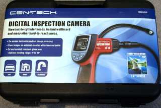 Cen Tech 2.4 LCD Color Video Inspection Camera Model 67979, barely 