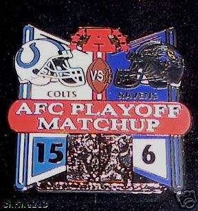 2006 AFC Divisional Game Pin Ravens vs Colts 41 XLI  