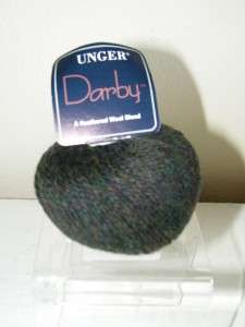 Clr 02 Charcoal Unger Darby Wool Blend Yarn 3962  