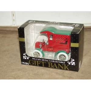 Ertl Collectable Die Cast Metal Happy Holidays Gift Bank 