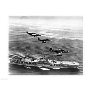   aircraft carrier, US Navy Banshees, USS Coral Sea (CV 43) Poster (24