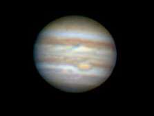 Jupiter as seen through the Celestron NexStar 8SE special edition 