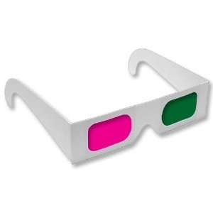  Anaglyph 3D Glasses Magenta/Green View 3D Movies Like 