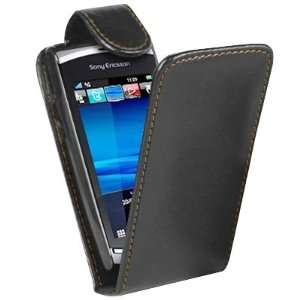    Leather Flip Case Pouch Cover for Sony Ericsson Vivas Electronics