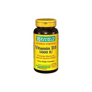  Vitamin D 5000 I.U. D3   100 softgels Health & Personal 