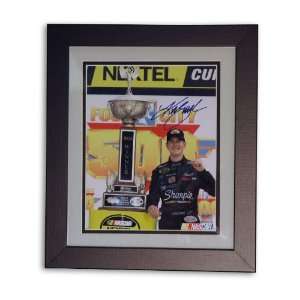  Kurt Busch Framed and Matted 8x10 from his Win at Bristol 