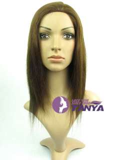   Front Wig 12 #4 Silky Straight _ 100% Indian Remy Human Hair @  