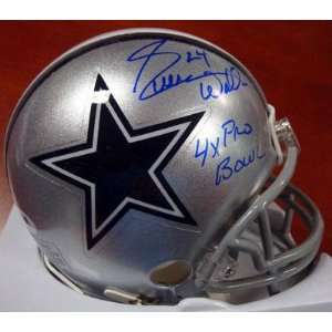  Autographed Everson Walls Mini Helmet   4x Pro Bowl PSA 