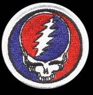 Grateful Dead   1 3/4 Small Steal Your Face (Skull with Lightning 