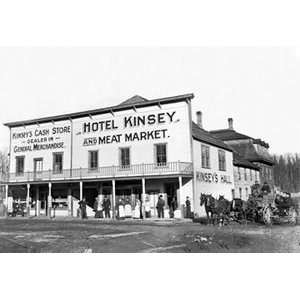  Hotel Kinsey and Meat Market   20x30 Gallery Wrapped 