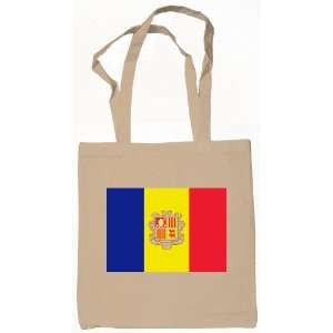  Andorra Flag Tote Bag Natural 
