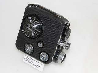 Eumig C 3 double 8 camera with spring motor  