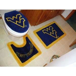  West Virginal Mountaineers 3 Piece Bath Rugs