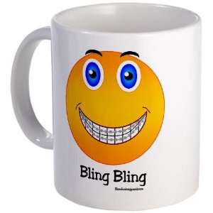  Bling Bling Smiley Humor Mug by  Kitchen 