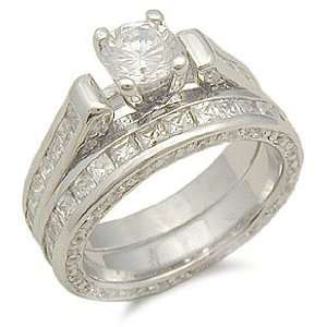   RINGS   Sterling Silver Antique Style Engagement & Wedding Rings