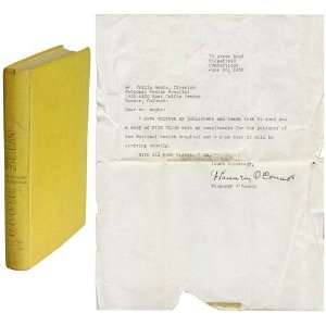  Typed Note Signed and Wise Blood Flannery OCONNOR Books
