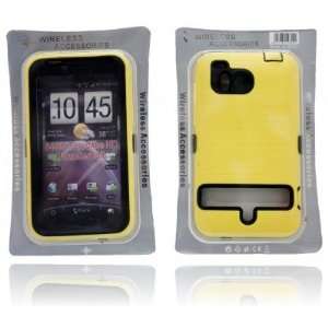 ROBOT BOX YELLOW CASE FOR HTC THUNDERBOLT Cell Phones 