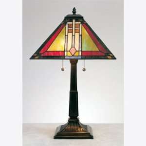  Quoizel table lamp vint brnz 14sq   NEW Vintage Bronze 