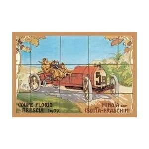 Coupe Florio Brescia 20x30 poster 