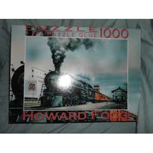  Howard Fogg Big Train Small Town 1000 Piece Puzzle + Fix 