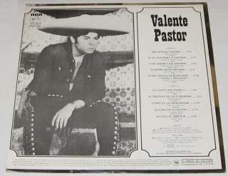 VALENTE PASTOR   EL CANTO DEL INDIO   LP mariachi  