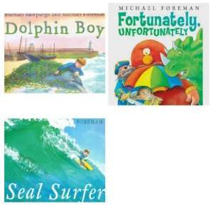  Michael Foreman books 3 picture books (Fortunately 