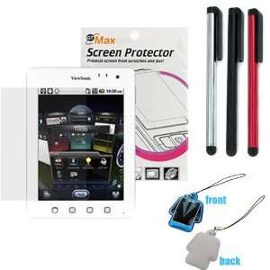  GTMax Clear LCD Screen Protector Film Guard + 3pc Touch Screen 