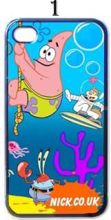 Spongebob Squarepants Apple iPhone 4 Case (Black)  