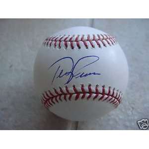 Terry Francona Autographed Ball   Official Ml  Sports 