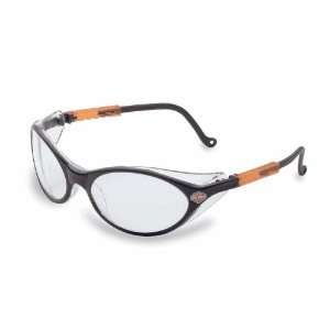  Harley Davidson Safety Glasses, HD100 Clear Lens, Black 