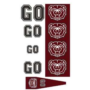   Missouri State Bears Animated 3 D Auto Spin Flags