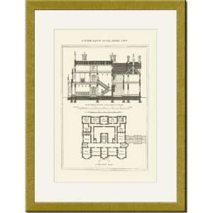   Matted Print 17x23, A Tudor Manor House, Henry VIII #1