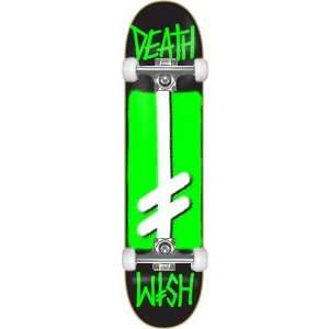   Box D Power Logo Complete   8.0 Green w/Raw Trucks