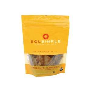 Sol Simple Dried Fruit Organic Banana 6 oz. (Pack of 12)  