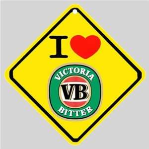  I Love Victoria Bitter Beer Logo Car Window Sign 